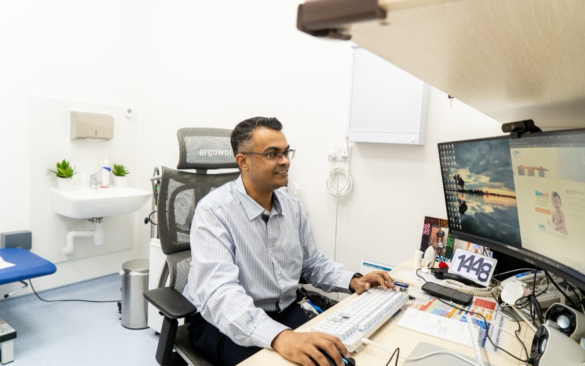 Dr Aziz Noordin, family physician at Tampines Family Medicine Clinic